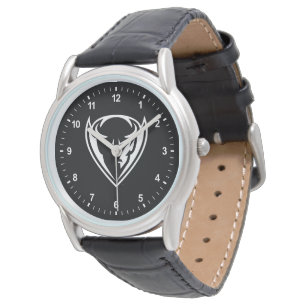 DePaul University Blue Demon Mascot Black Logo Watch