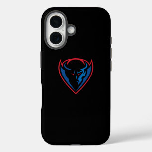 DePaul University Blue Demon Mascot Logo iPhone 16 Case