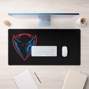 DePaul University Blue Demon Mascot Logo Desk Mat