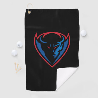 DePaul University Blue Demon Mascot Logo Golf Towel