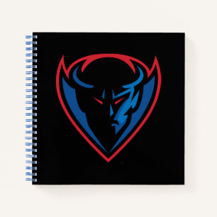 DePaul University Blue Demon Mascot Logo Notebook