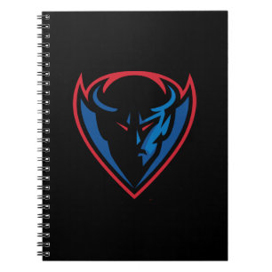 DePaul University Blue Demon Mascot Logo Notebook