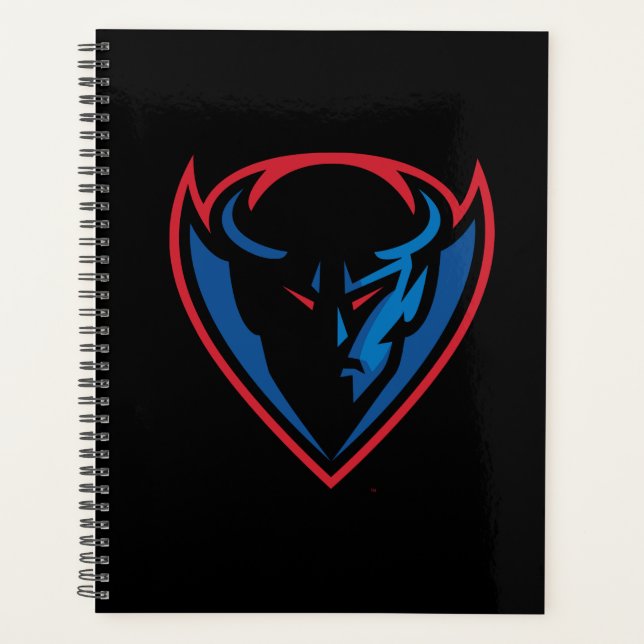 DePaul University Blue Demon Mascot Logo Planner (Front)