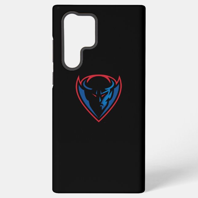DePaul University Blue Demon Mascot Logo Samsung Galaxy Case (Back)