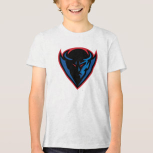 DePaul University Blue Demon Mascot Logo Tri-Blend Shirt