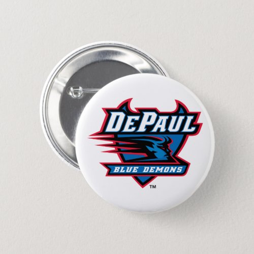 DePaul University Blue Demons Button