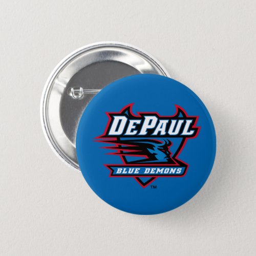 DePaul University Blue Demons Button