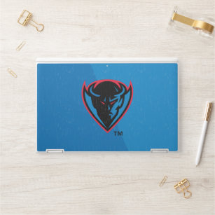 DePaul University Color Block Distressed HP Laptop Skin