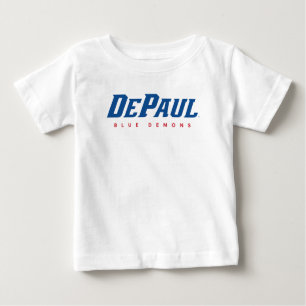 DePaul University DePaul Blue Demons Wordmark Baby T-Shirt