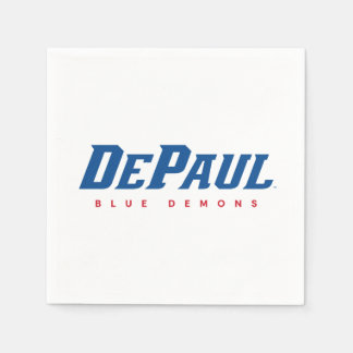 DePaul University DePaul Blue Demons Wordmark Napkins