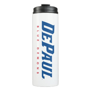 DePaul University DePaul Blue Demons Wordmark Thermal Tumbler