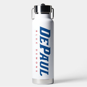 DePaul University DePaul Blue Demons Wordmark Water Bottle