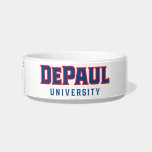 DePaul University DePaul University Wordmark<br><div class="desc">This dynamic design proudly showcases the official wordmark logo of DePaul University. The bold, impactful lettering of "DEPAUL" is rendered in a striking blue with a vibrant red outline, commanding attention. Below this, "UNIVERSITY" is clearly presented in a classic blue serif font, completing the institution's identity. This impactful and recognizable...</div>