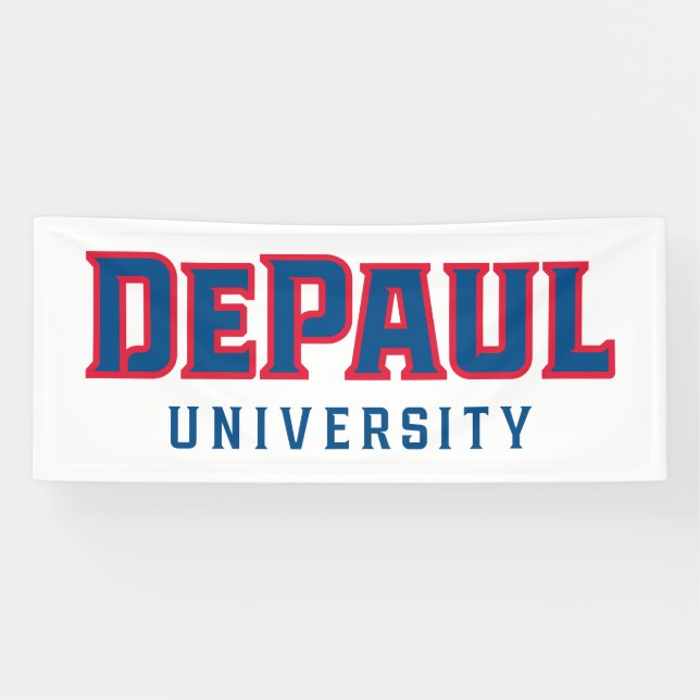 DePaul University DePaul University Wordmark Banner (Horizontal)