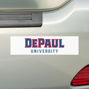 DePaul University DePaul University Wordmark Bumper Sticker