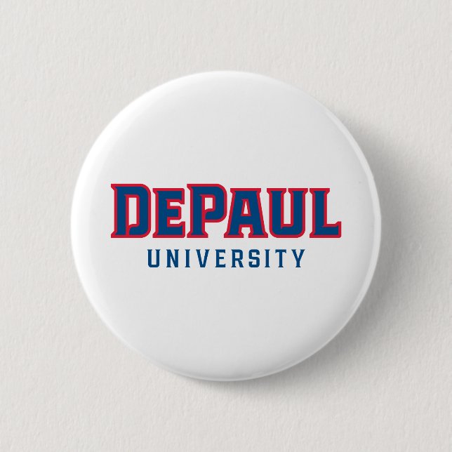 DePaul University DePaul University Wordmark Button (Front)