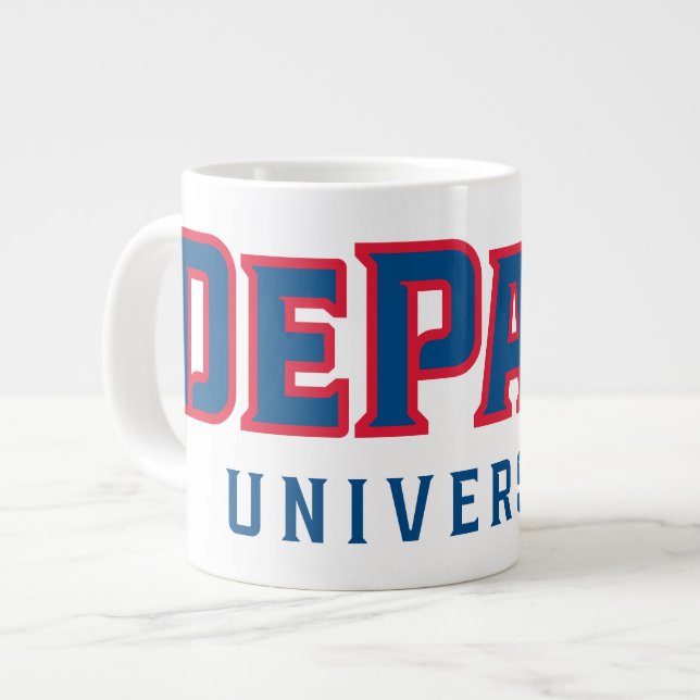 DePaul University DePaul University Wordmark Giant Coffee Mug (Front Left)