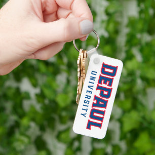 DePaul University DePaul University Wordmark Keychain