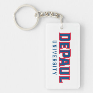 DePaul University DePaul University Wordmark Keychain