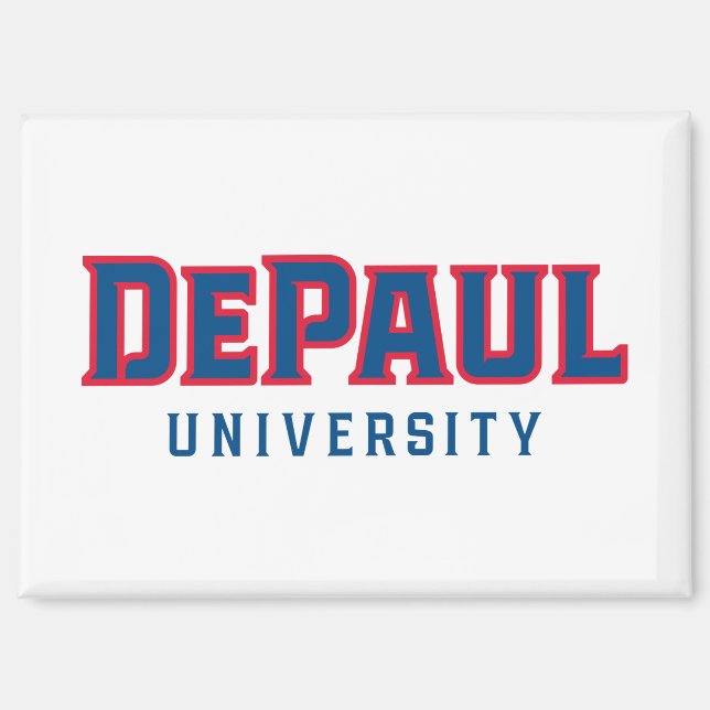 DePaul University DePaul University Wordmark Magnet (Front)