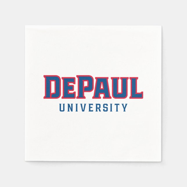 DePaul University DePaul University Wordmark Napkins (Front)