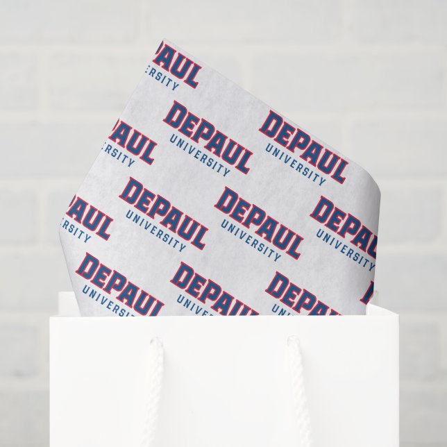 DePaul University DePaul University Wordmark Tissue Paper (Gift Bag)