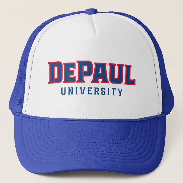 DePaul University DePaul University Wordmark Trucker Hat (Front)