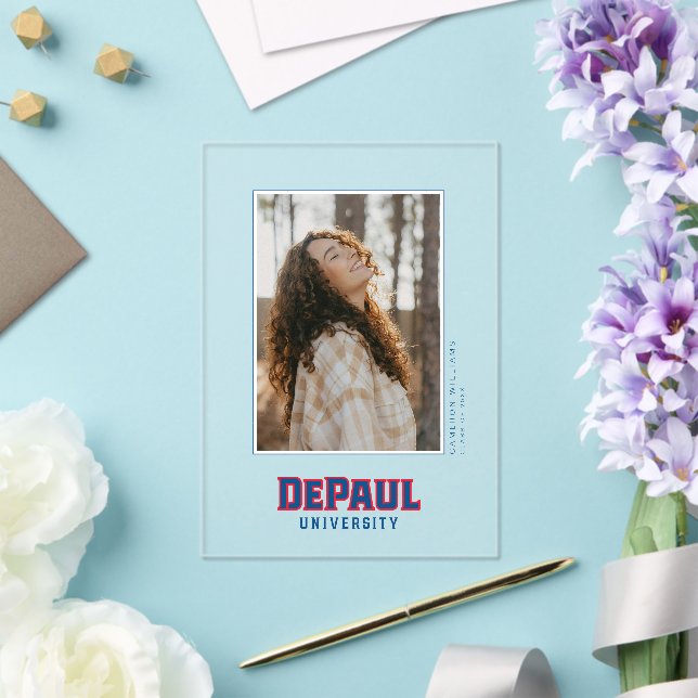 DePaul University Graduation Acrylic Invitations (Insitu (Wedding))