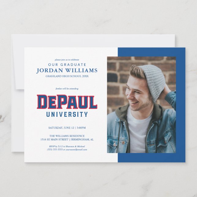 DePaul University Graduation Announcement (Front)