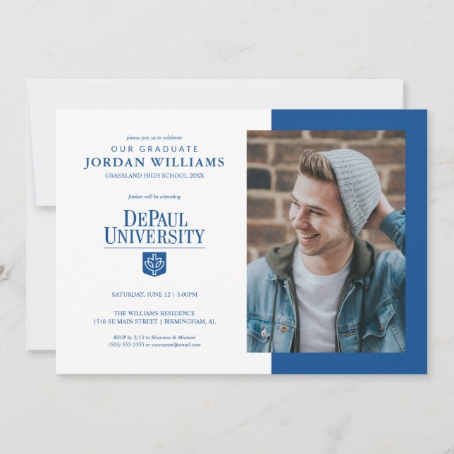 DePaul University Graduation Announcement (Front)
