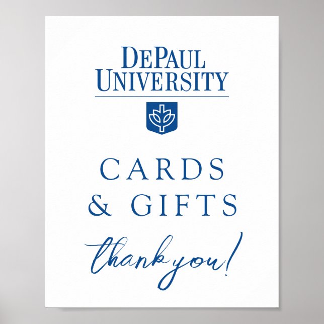 DePaul University Graduation Poster (Front)