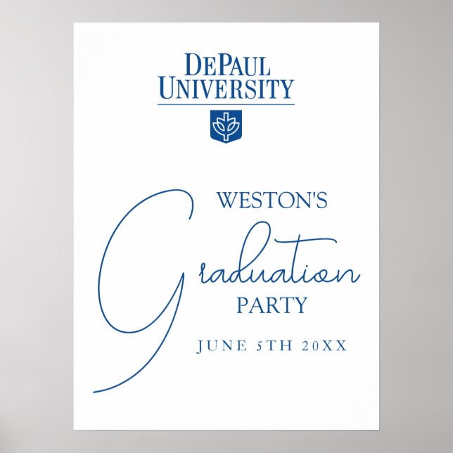 DePaul University Graduation Poster (Front)