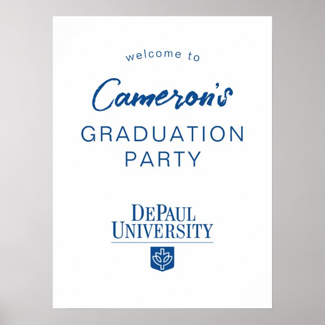 DePaul University Graduation Poster (Front)