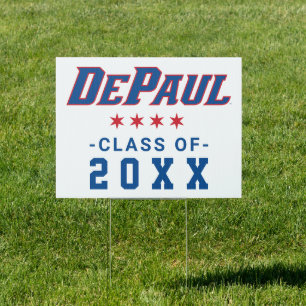 DePaul University Graduation Sign