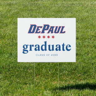 DePaul University Graduation Sign