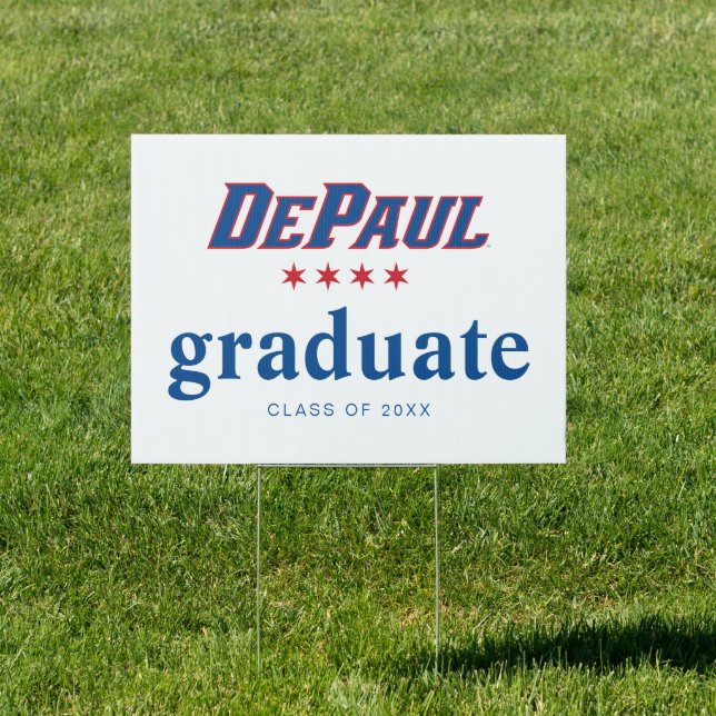 DePaul University Graduation Sign (Insitu)