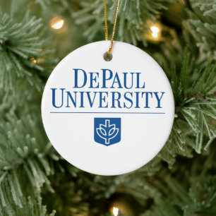 DePaul University Holiday Ceramic Ornament