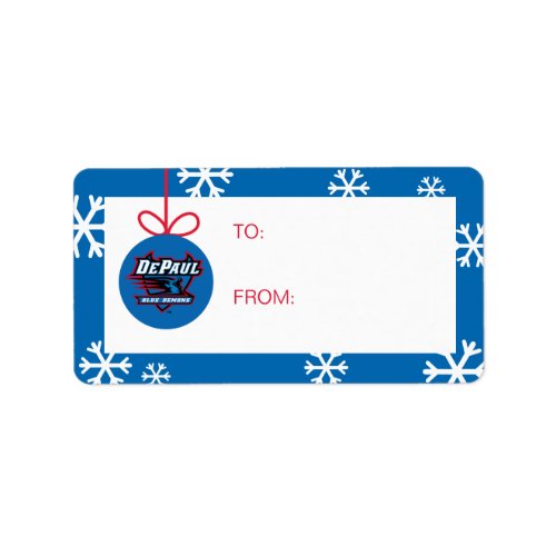 DePaul University Holiday Label