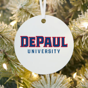 DePaul University Holiday Metal Ornament
