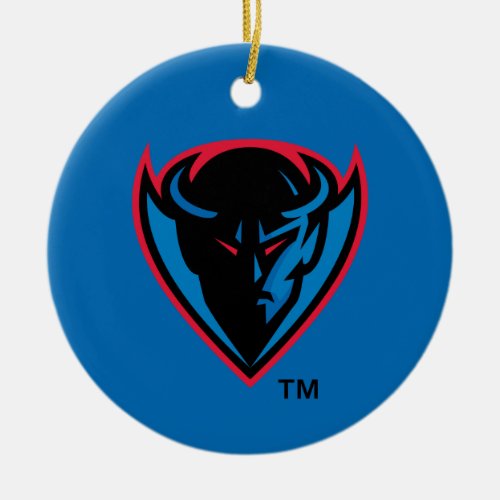 DePaul University Logo Ceramic Ornament