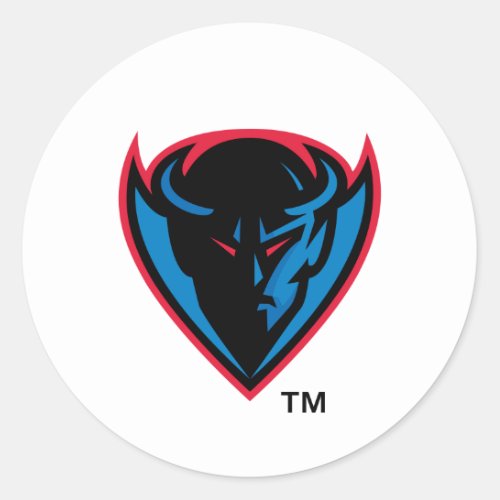 DePaul University Logo Classic Round Sticker