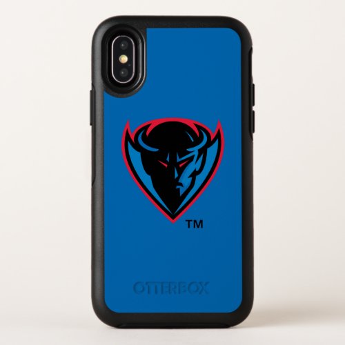 DePaul University Logo OtterBox Symmetry iPhone X Case