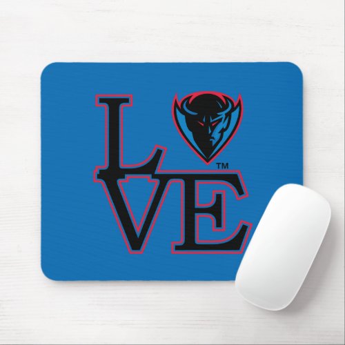 DePaul University Love Mouse Pad