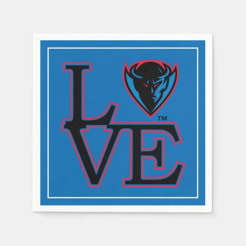 DePaul University Love Napkins