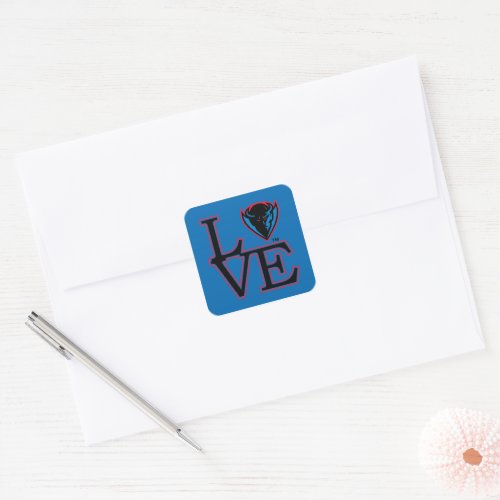 DePaul University Love Square Sticker