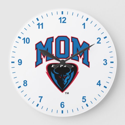 DePaul University Mom Large Clock