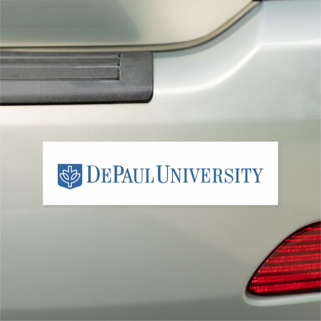 DePaul University Official Logo Car Magnet (In Situ)