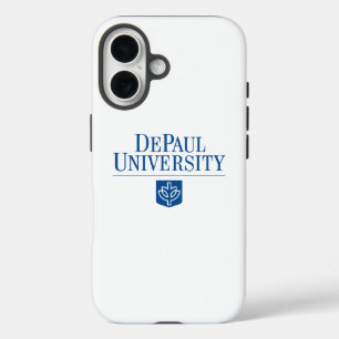 DePaul University Official Logo Stacked Emblem iPhone 16 Case