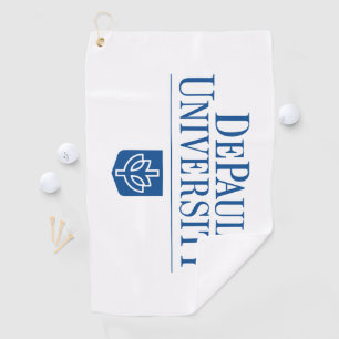 DePaul University Official Logo Stacked Emblem Golf Towel