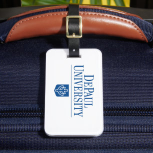 DePaul University Official Logo Stacked Emblem Luggage Tag
